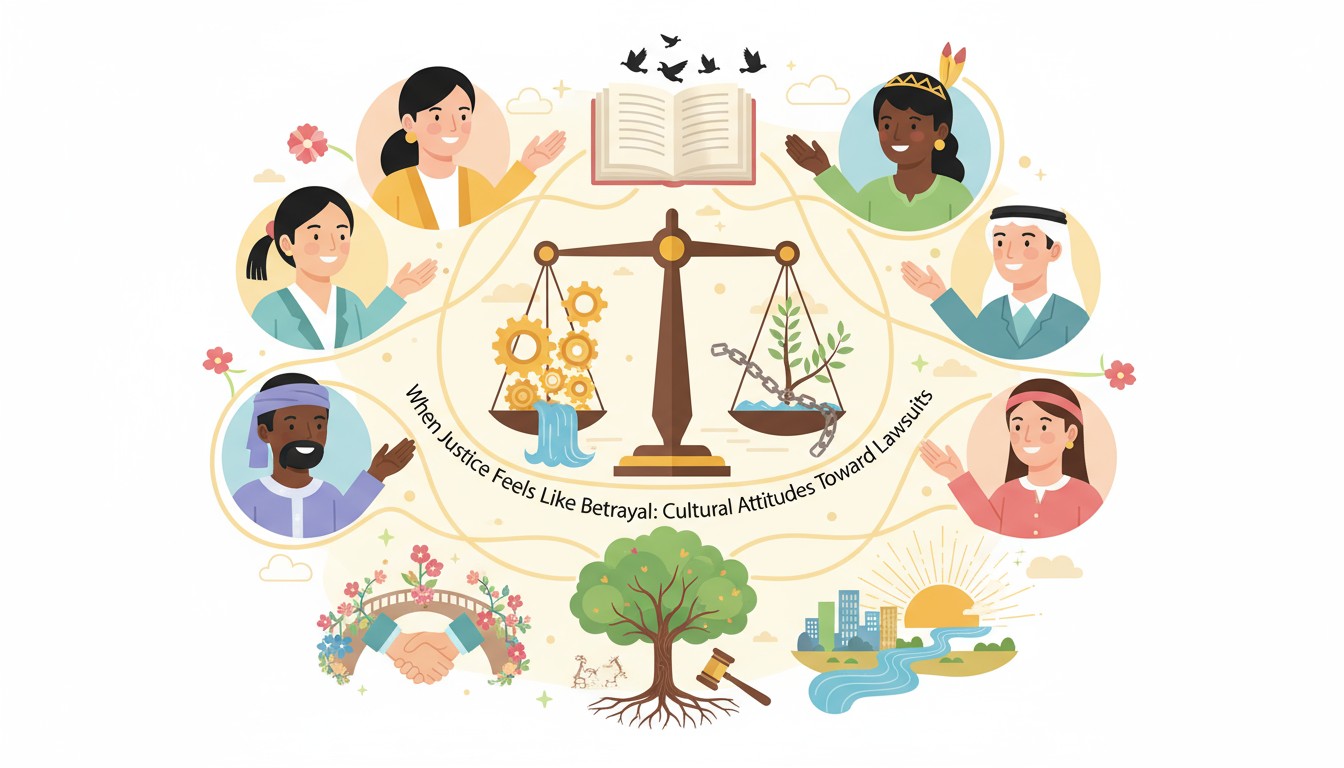 When Justice Feels Like Betrayal: Cultural Attitudes Toward Lawsuits